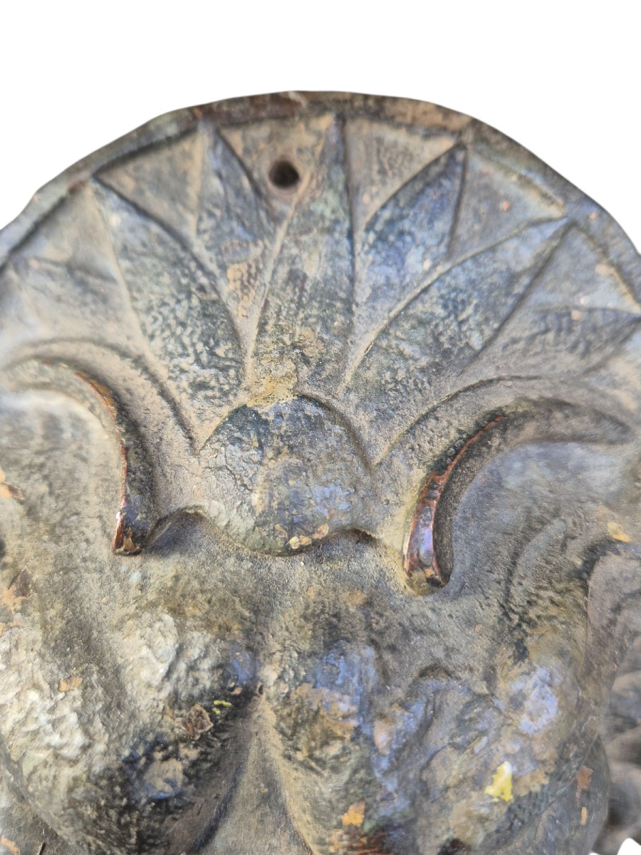 Mascherone in bronzo. Italia,XIX secolo.-photo-1