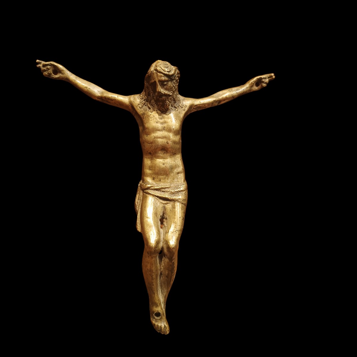 Corpus christi in bronzo.Italia,XVII secolo.