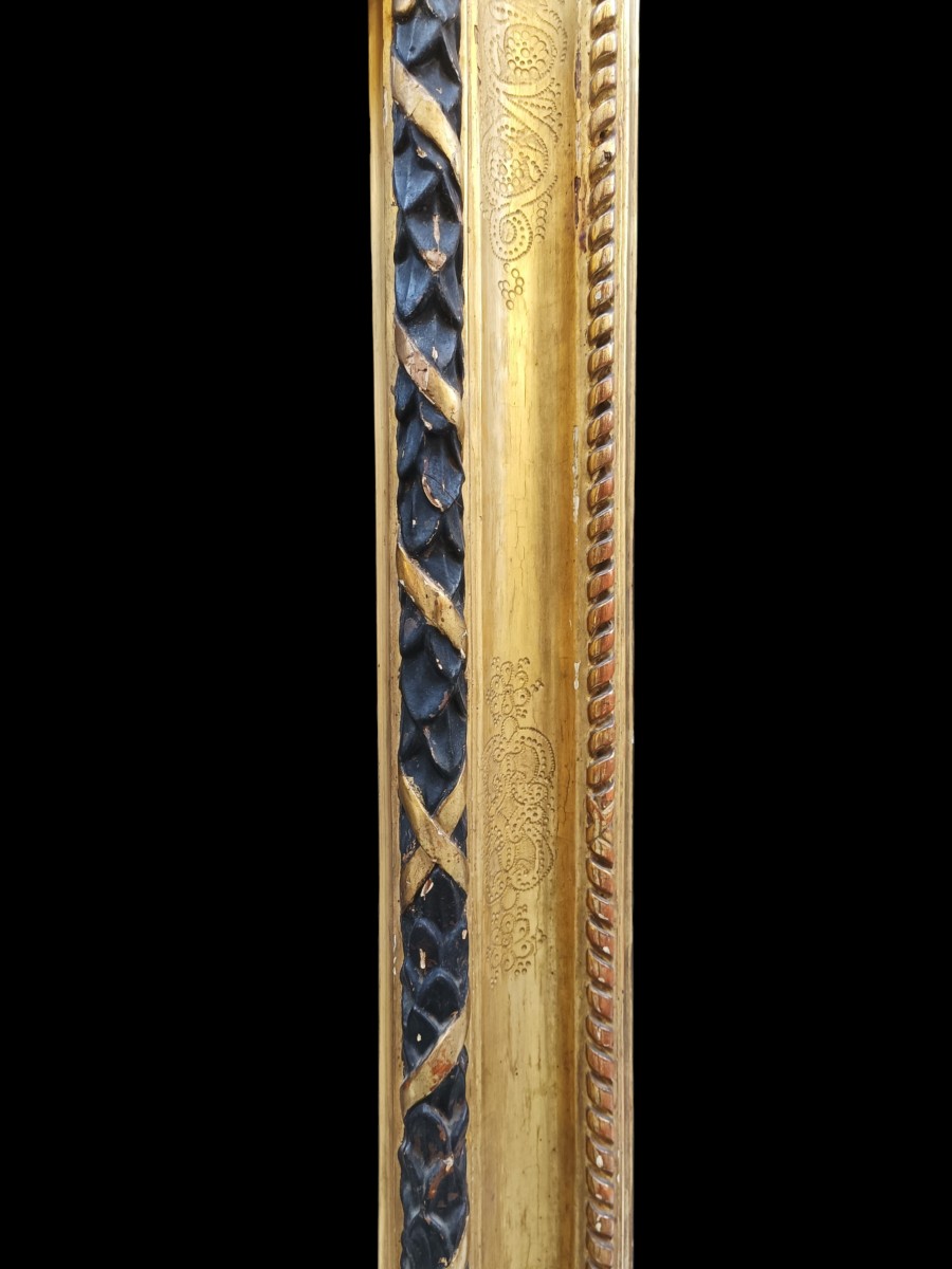 Cornice in legno dorato.Italia,XIX secolo.-photo-4