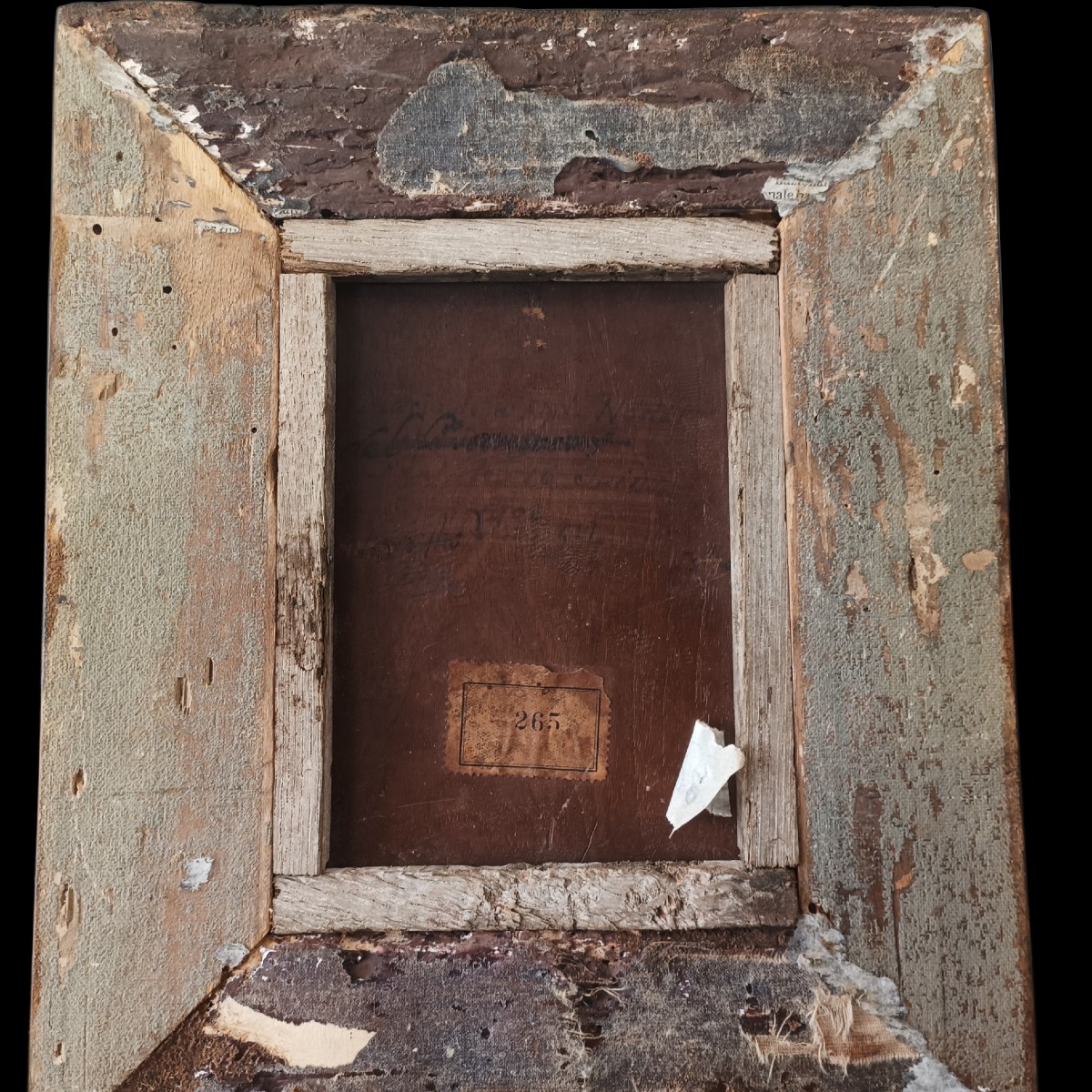 Dipinto su carta raffigurante Vergine Maria.Spagna,XVI secolo.-photo-3