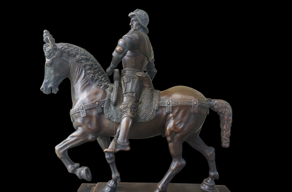 Grande scultura in bronzo.Italia,fine XIX secolo.-photo-4