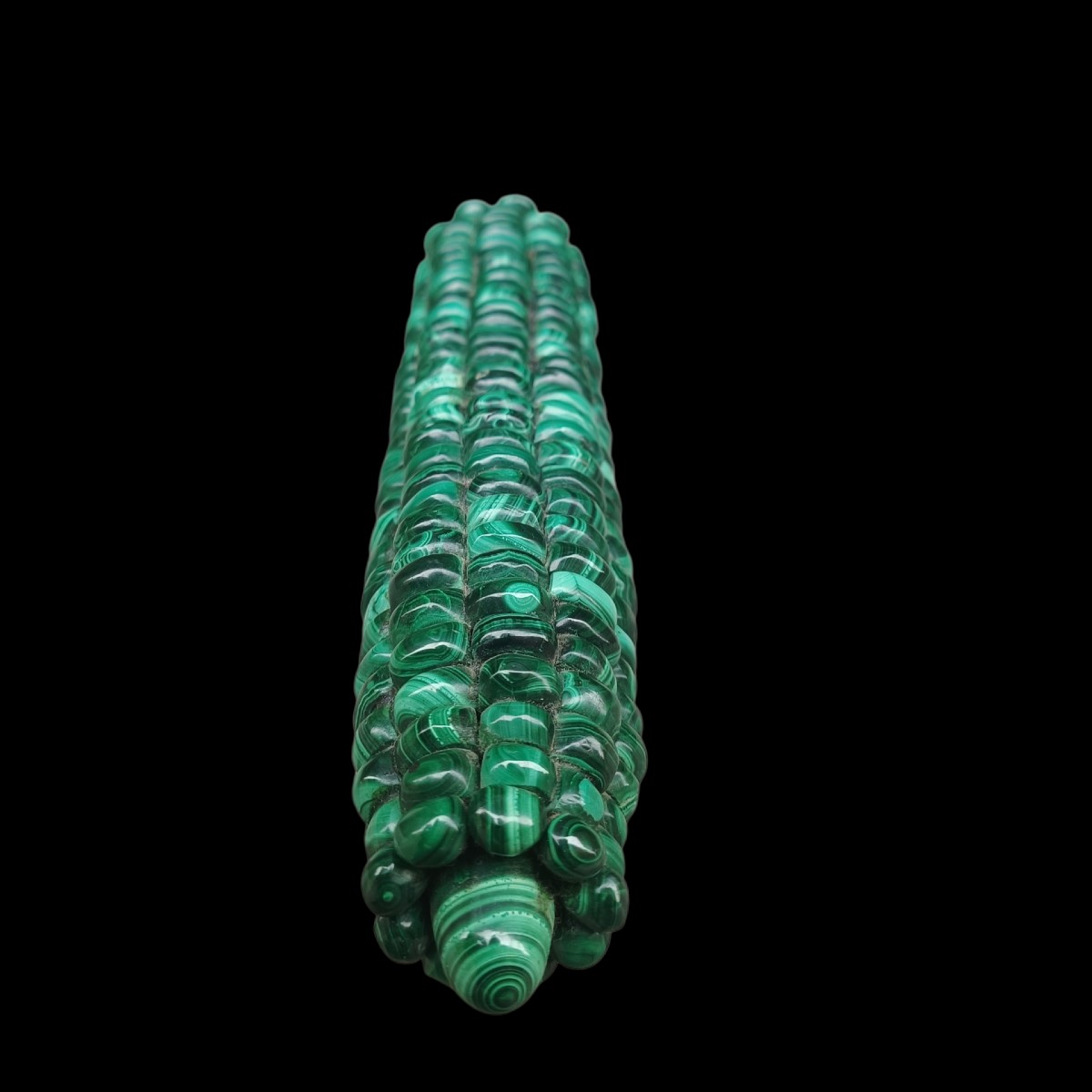 Scultura di pannocchia in malachite.Italia,inizio XX secolo.-photo-2