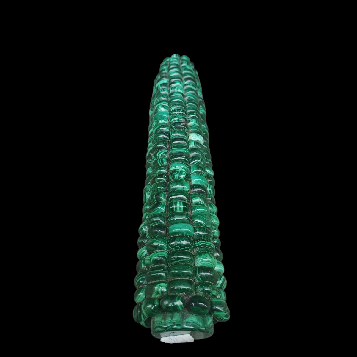 Scultura di pannocchia in malachite.Italia,inizio XX secolo.-photo-3