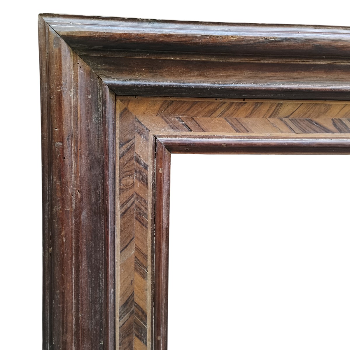 Cornice in legno intarsiato.Italia centrale,XVIII secolo.-photo-2