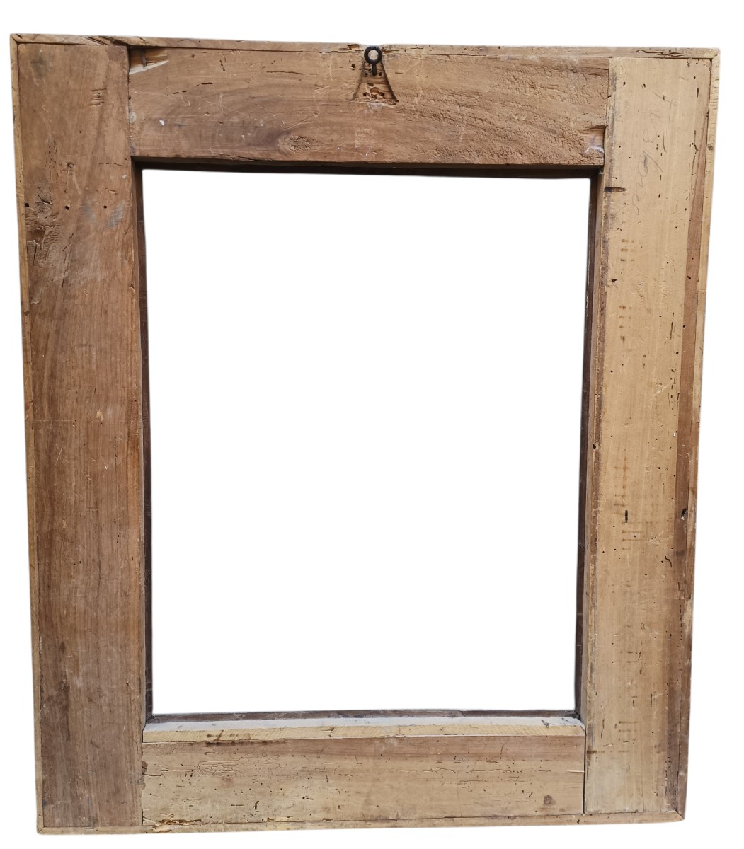 Cornice in legno intarsiato.Italia centrale,XVIII secolo.-photo-1