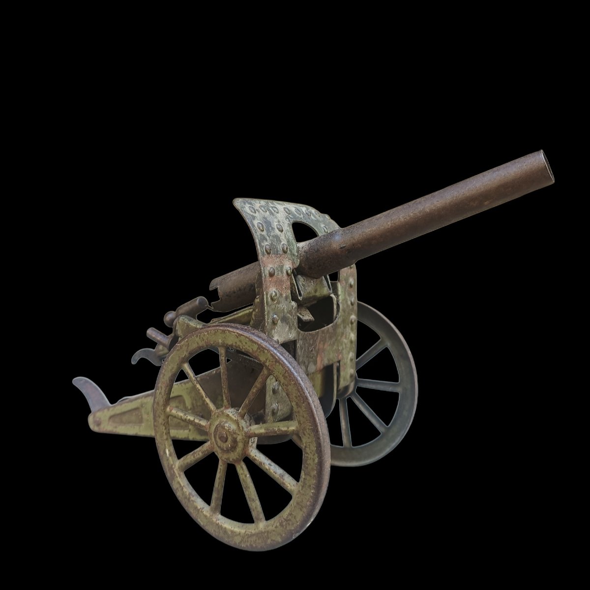 Modello di cannone in ferro.Italia,inizio del XX secolo.-photo-2