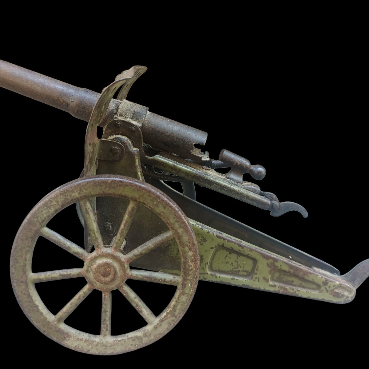 Modello di cannone in ferro.Italia,inizio del XX secolo.-photo-4