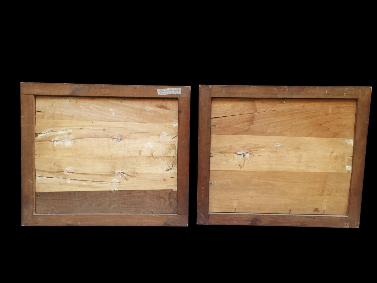 Collezione di quattro incisioni con cornici coeve.Italia,inizio XIX secolo.-photo-2
