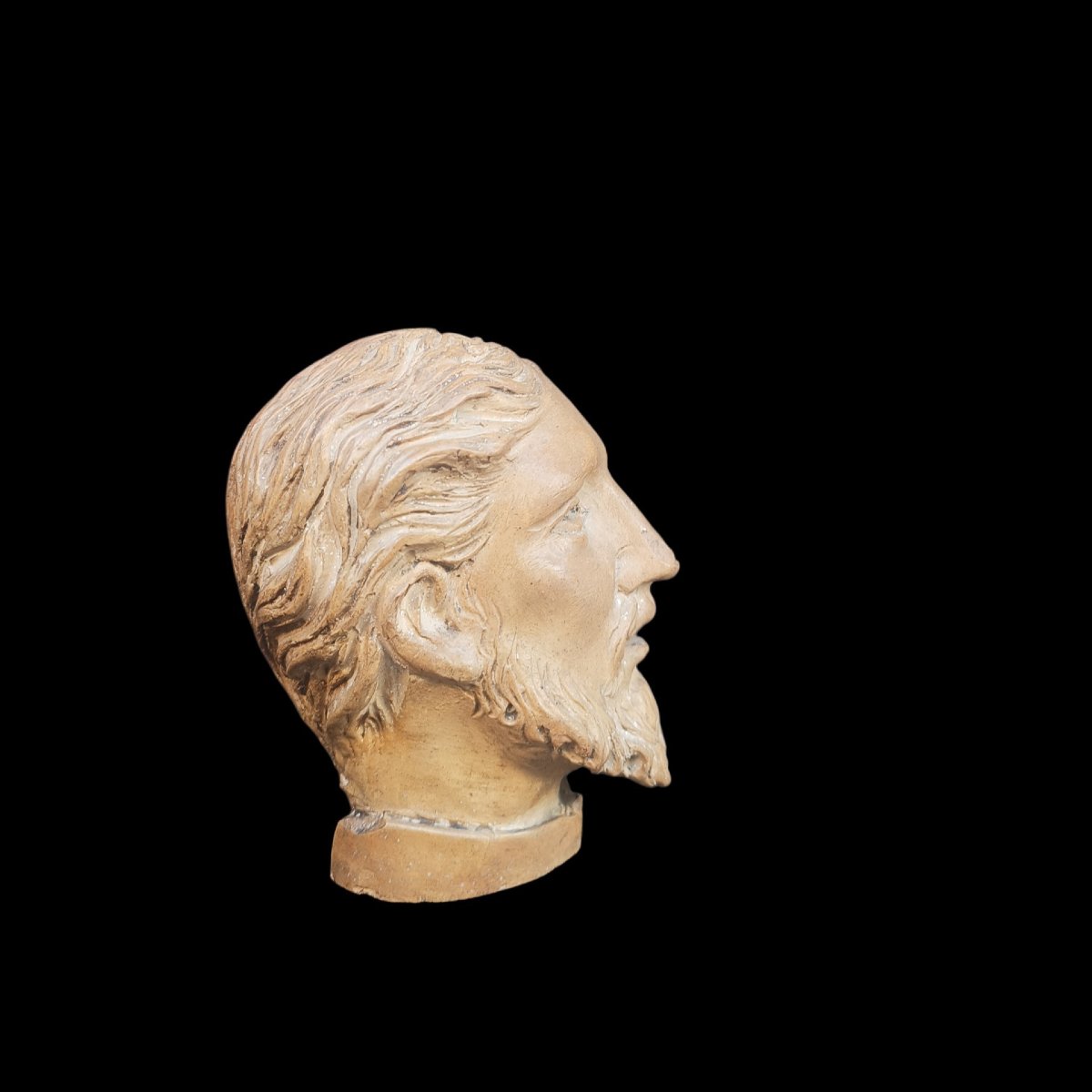 Testa in terracotta.Italia,fine del XVII secolo.-photo-2