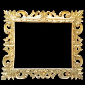 Grande Cornice palatina in legno dorato.Firenze,inizio XVII secolo.