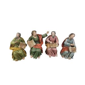 Sculture dei quattro evangelisti.Napoli,fine XVII secolo.