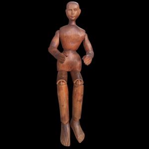 Manichino da pittore in legno.XIX secolo.