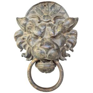 Mascherone in bronzo. Italia,XIX secolo.