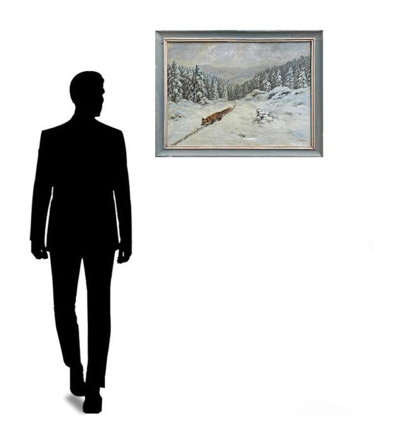 Erwin Waldow - Volpe nella neve-photo-4