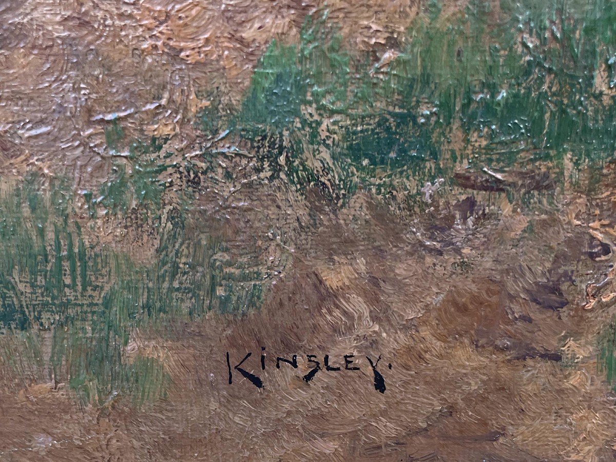 Capriolo nel bosco – Nelson Gray Kinsley (1863 – 1945) -photo-3