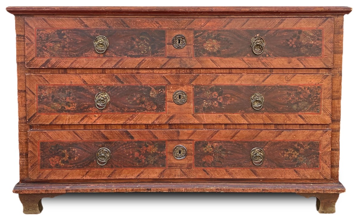 Cassettone tirolese datato 1840 