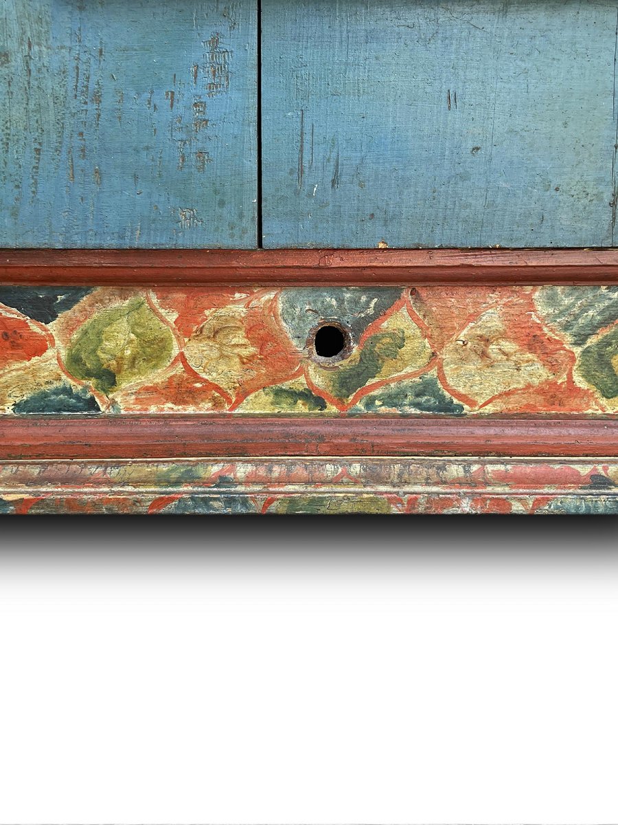Armadio Tirolese Azzurro, 1750 circa -photo-2