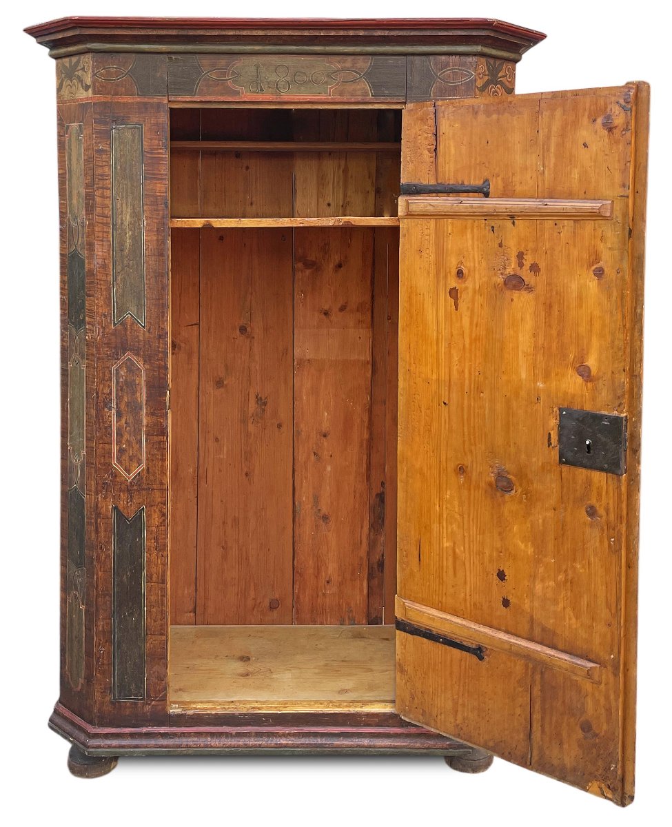 Armadio Dipinto datato 1800 -photo-2