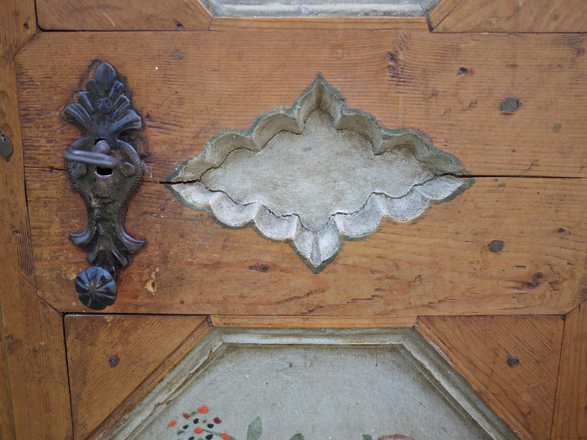 Armadio Dipinto Antico datato 1776-photo-3