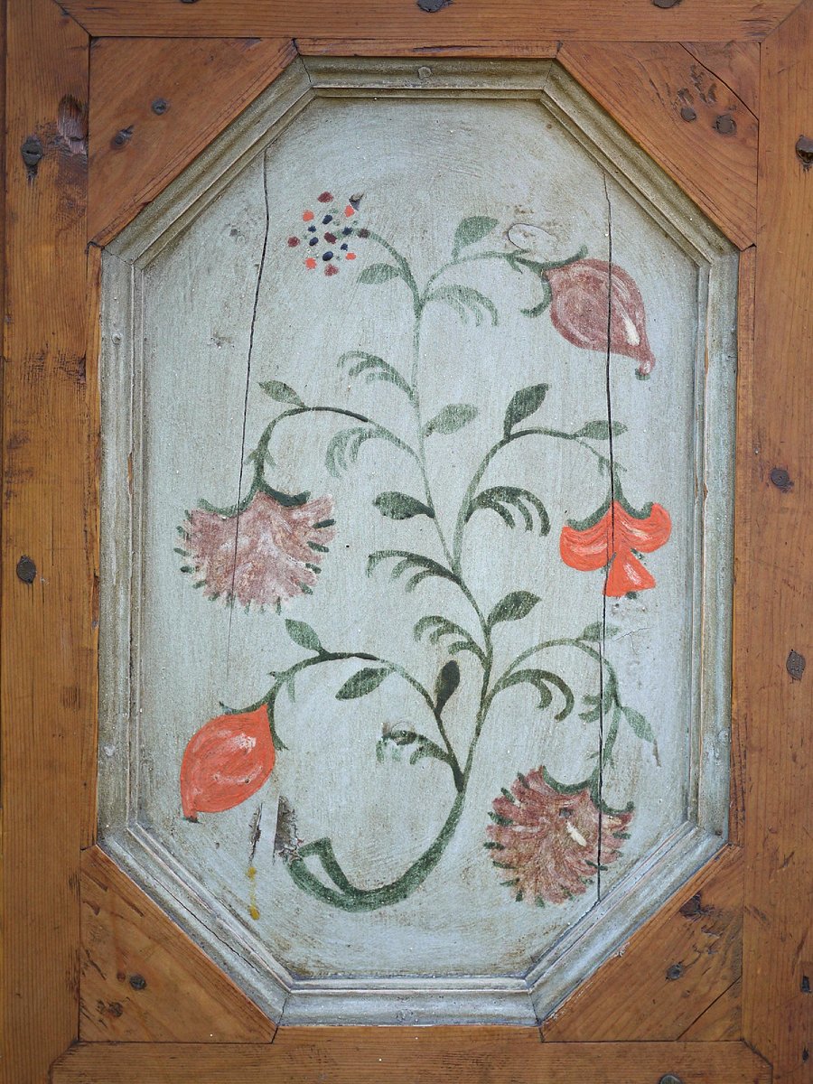 Armadio Dipinto Antico datato 1776-photo-6