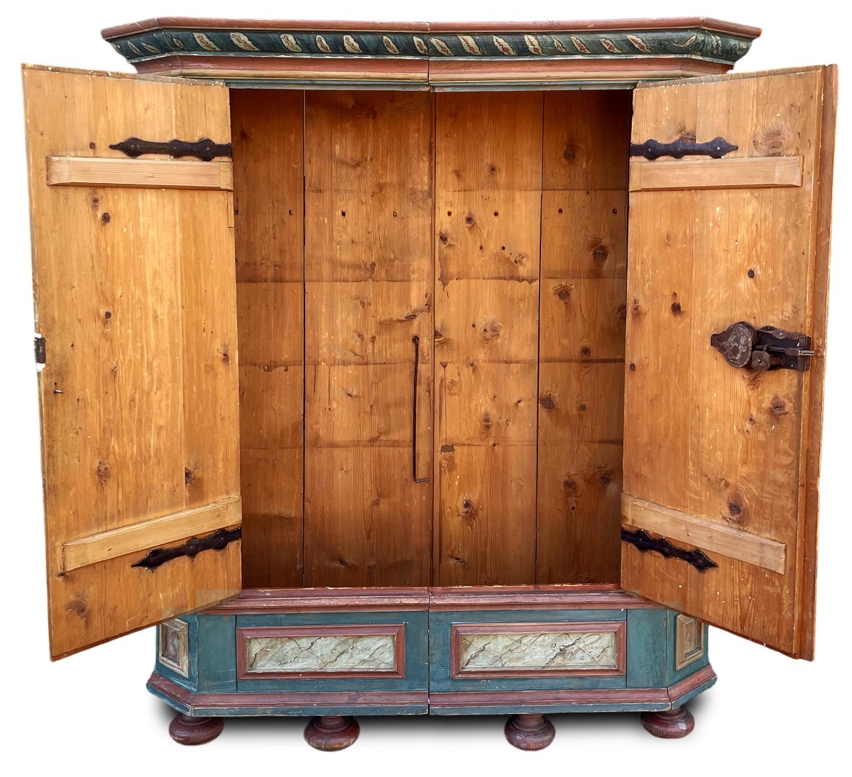 Armadio Dipinto Blu-photo-3