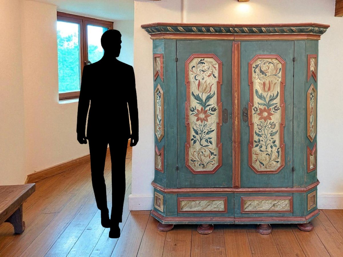 Armadio Dipinto Blu-photo-4