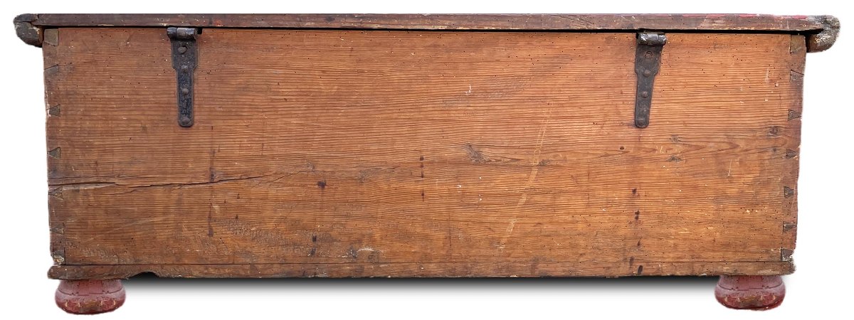 Cassapanca Dipinta datata 1800-photo-8