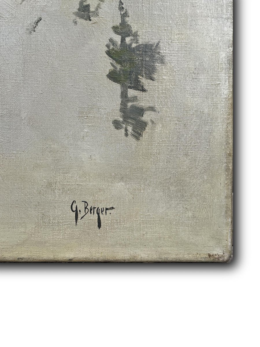 Paesaggio Innevato con Caprioli, Georg Maria Berger -photo-1