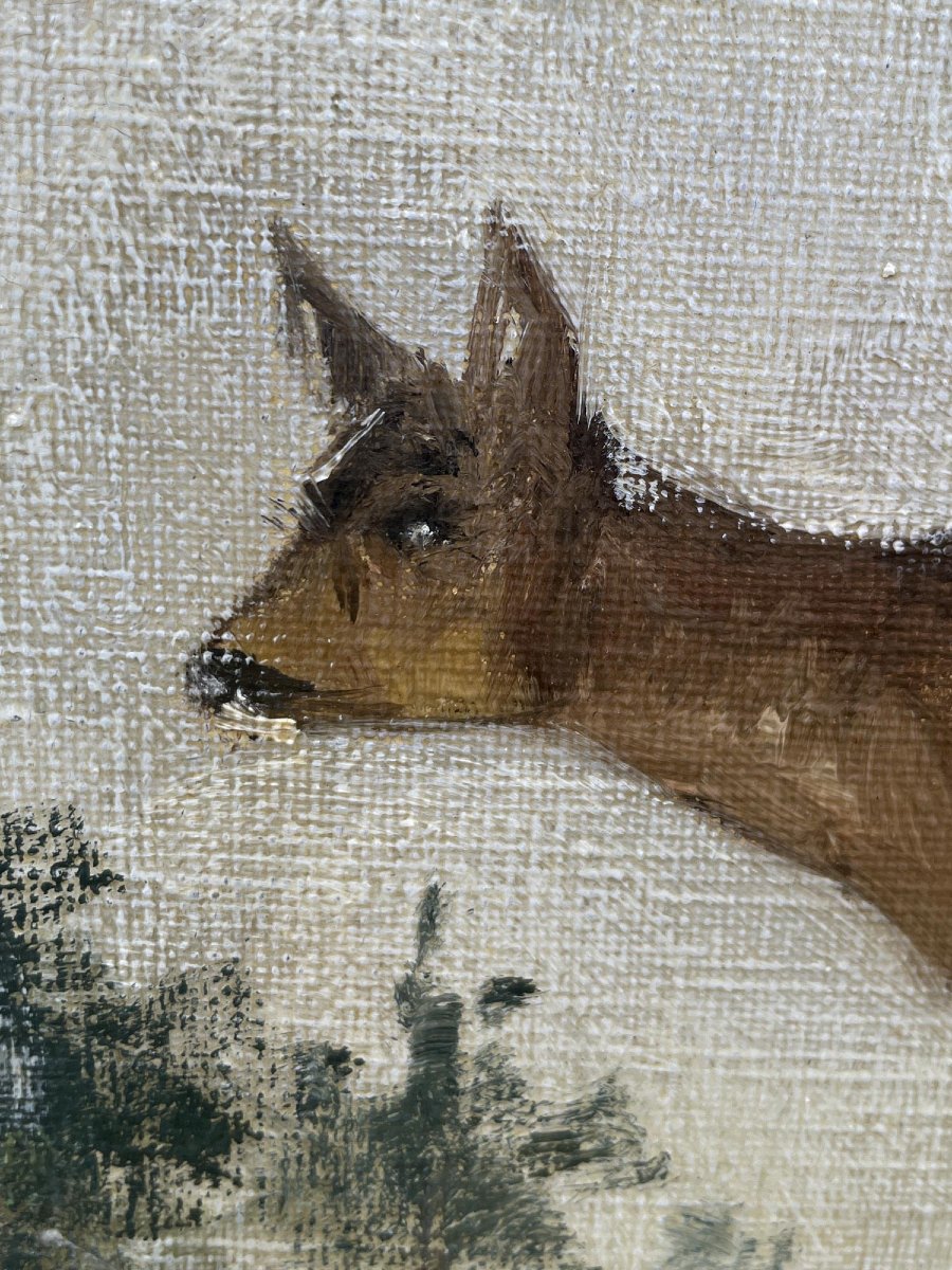 Paesaggio Innevato con Caprioli, Georg Maria Berger -photo-6