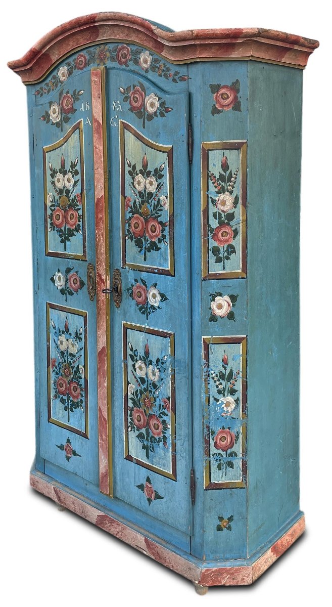 Armadio Dipinto datato 1843-photo-2