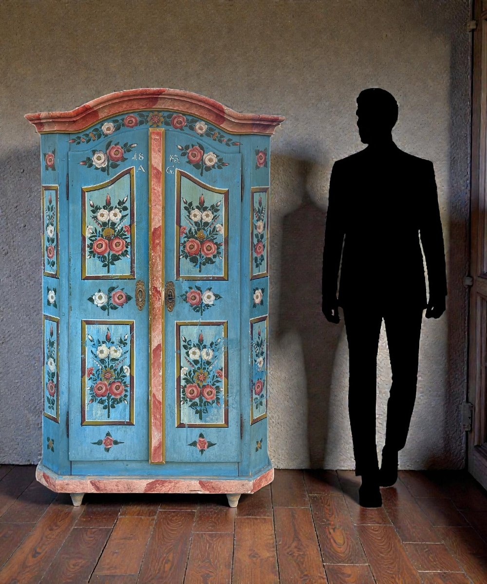 Armadio Dipinto datato 1843-photo-4