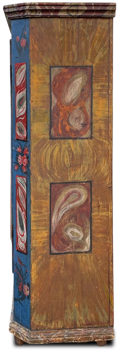 Armadio Dipinto datato 1850-photo-2