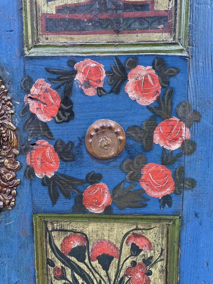 Armadio Dipinto datato 1850-photo-7