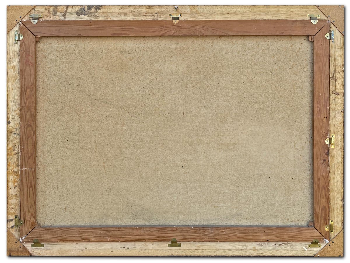 Dipinto Antico "Eibsee e Zugspitze", Herzberg-Schönwald-photo-8