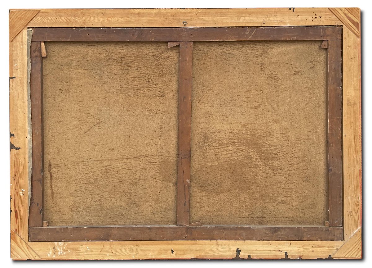 "Tirecorne, Courmayeur", Olio su tela-photo-8