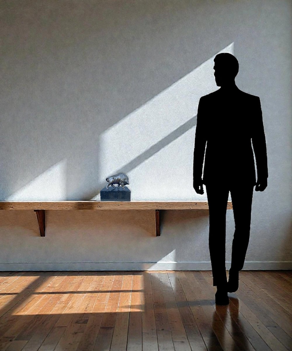 Statua di Bisonte in Bronzo-photo-3