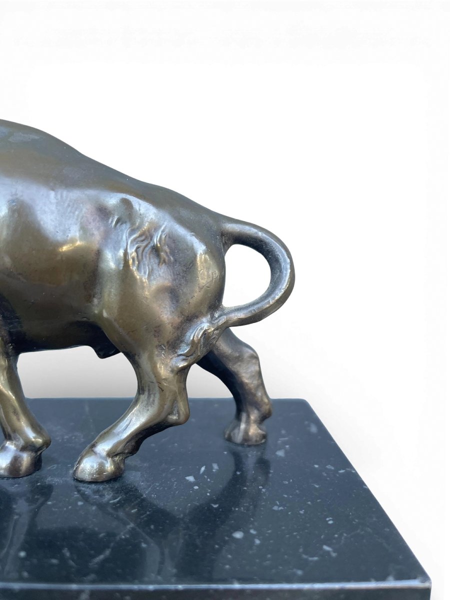 Statua di Bisonte in Bronzo-photo-2