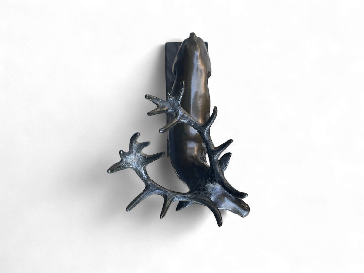 Statua di Cervo in Bronzo-photo-2