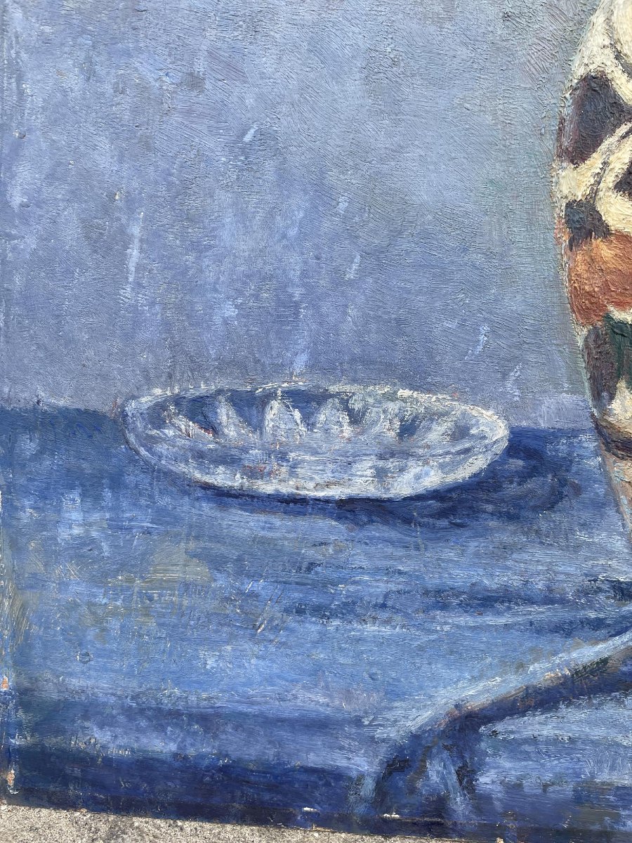 G.Gagneau, composizione con dalie e gerbere-photo-3