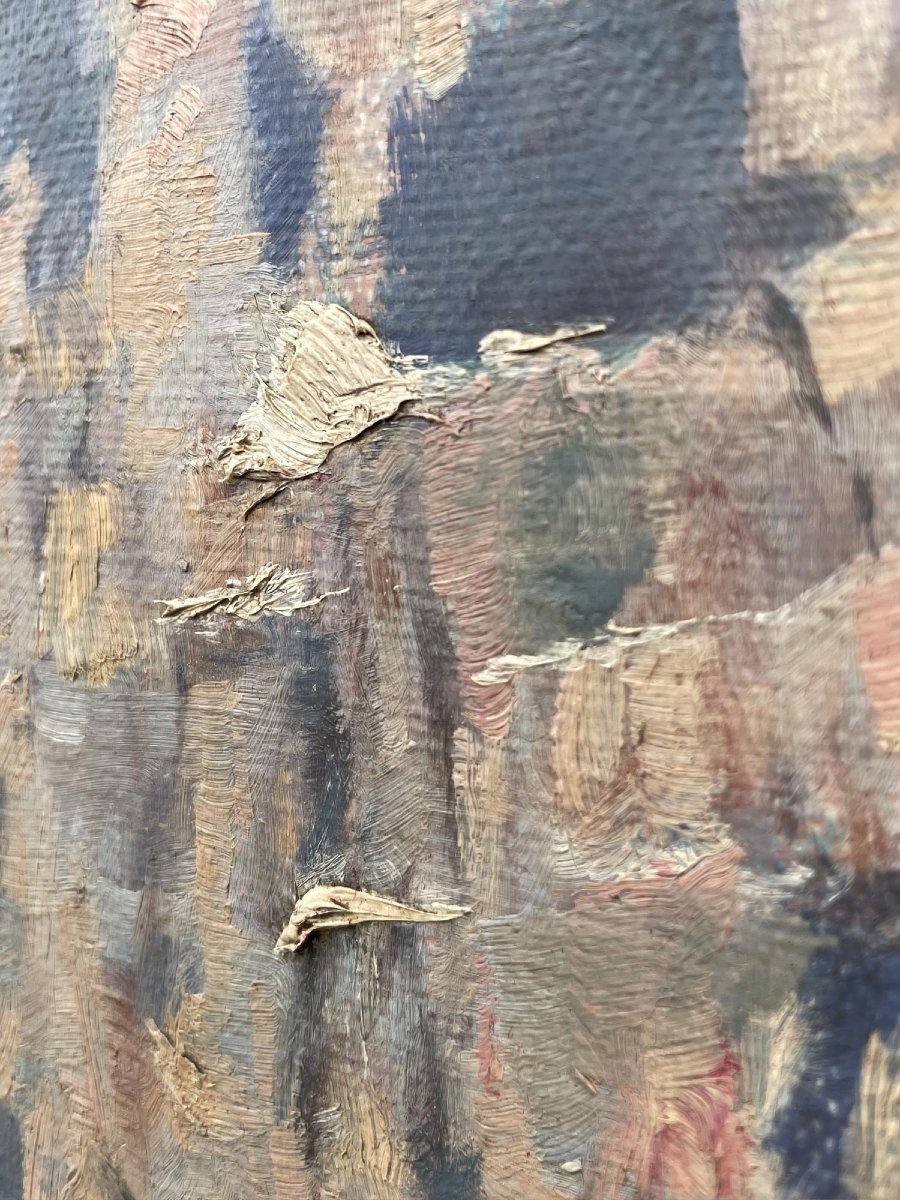 Dipinto Antico "Karersee", Max Pistorius-photo-7