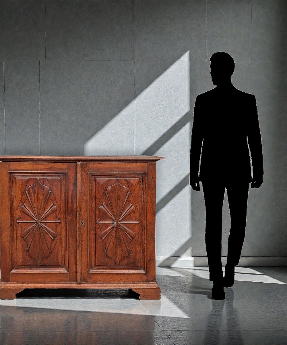 Credenza piemontese in noce -photo-4
