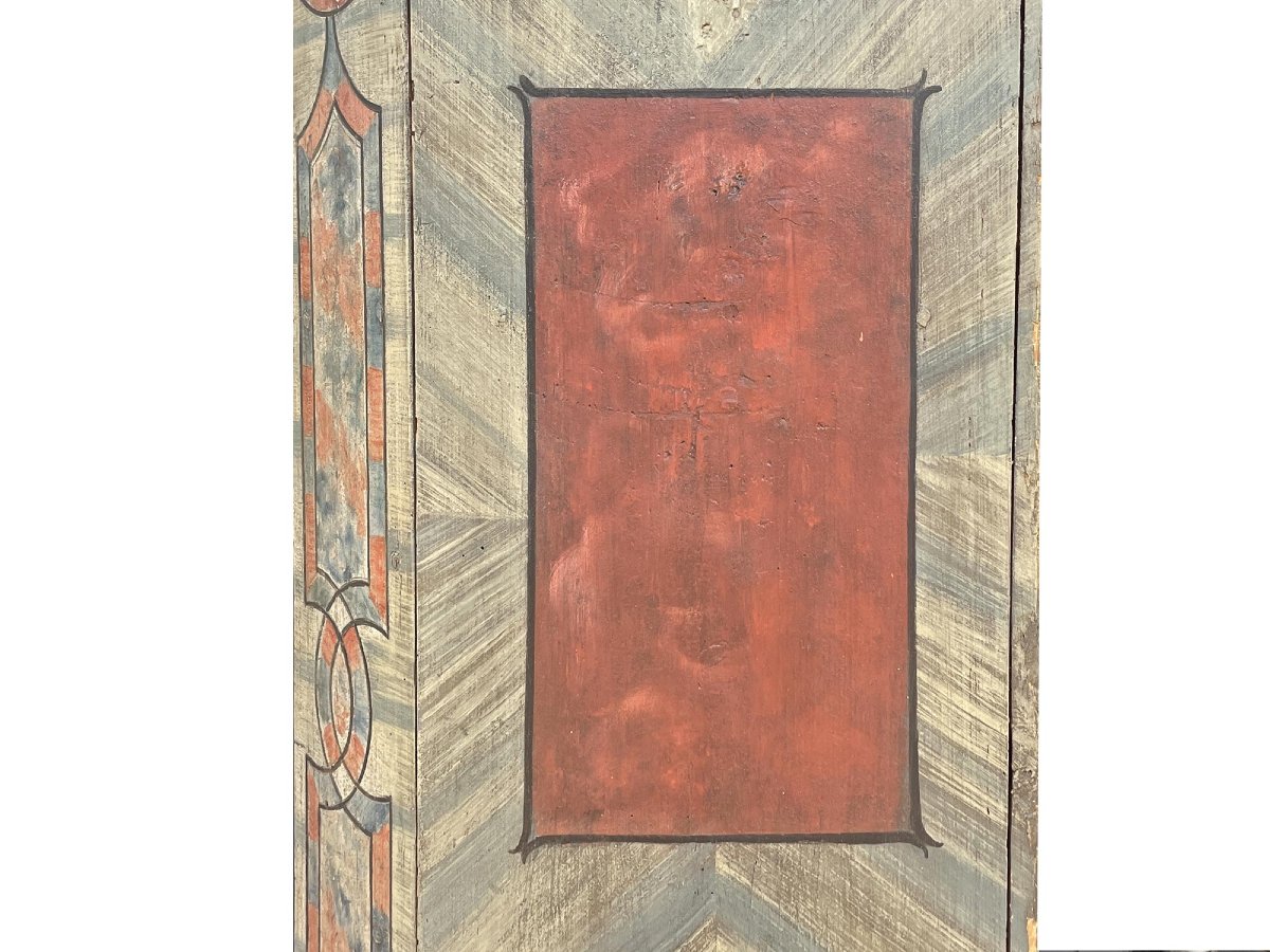 Armadio Dipinto Datato 1812  -photo-6