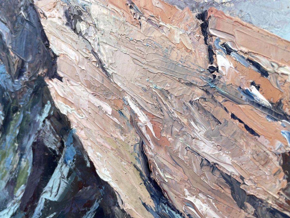 Paesaggio Alpino – Anton Dembinski, Metà del '900-photo-3