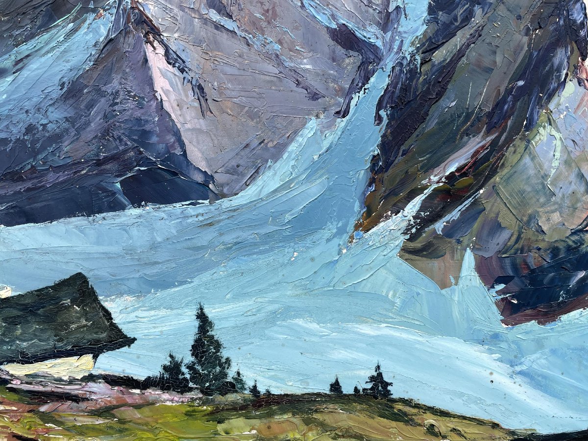 Paesaggio Alpino – Anton Dembinski, Metà del '900-photo-5