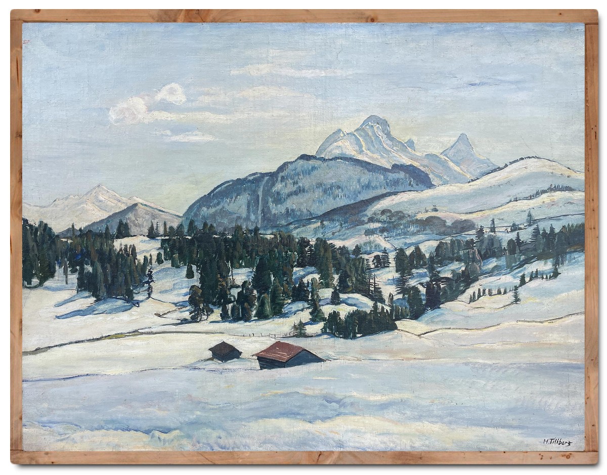 Paesaggio alpino innevato – Harald Tillberg 