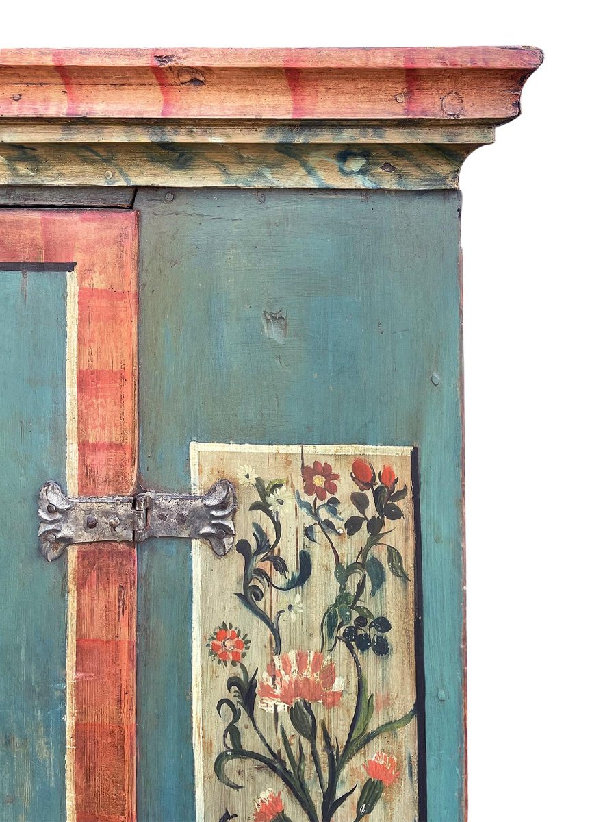 Armadio Antico Dipinto Tirolese -photo-2