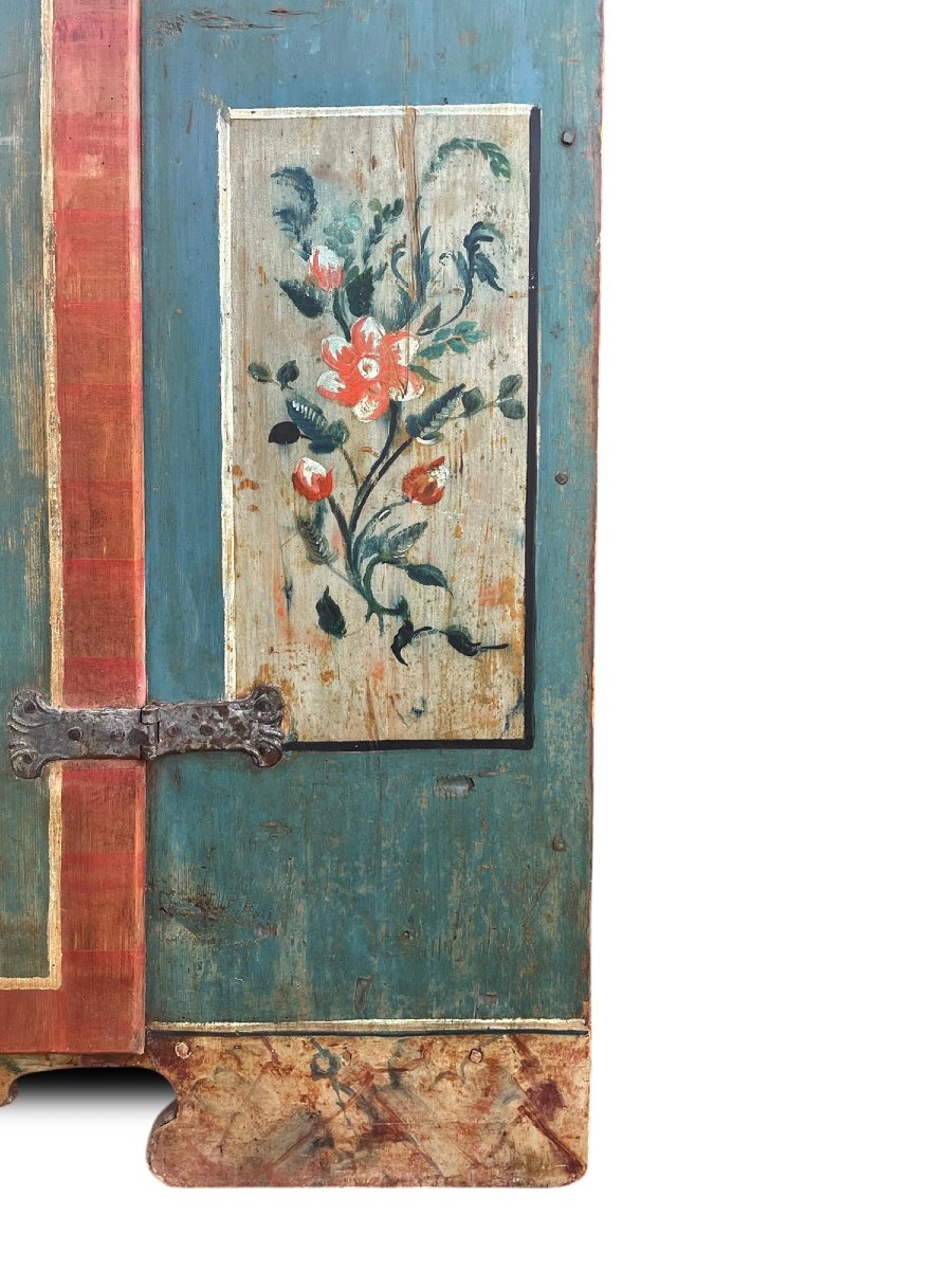 Armadio Antico Dipinto Tirolese -photo-3