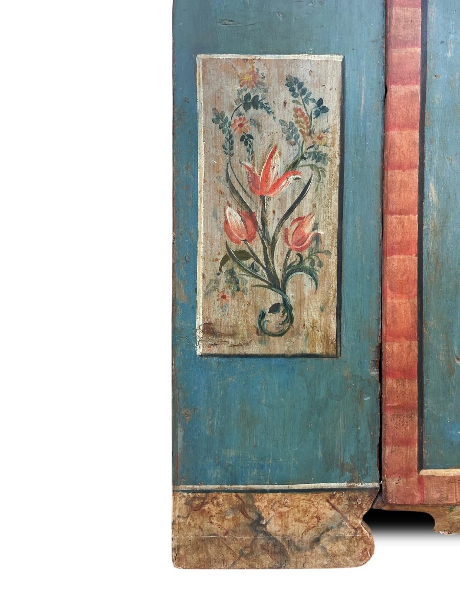 Armadio Antico Dipinto Tirolese -photo-4