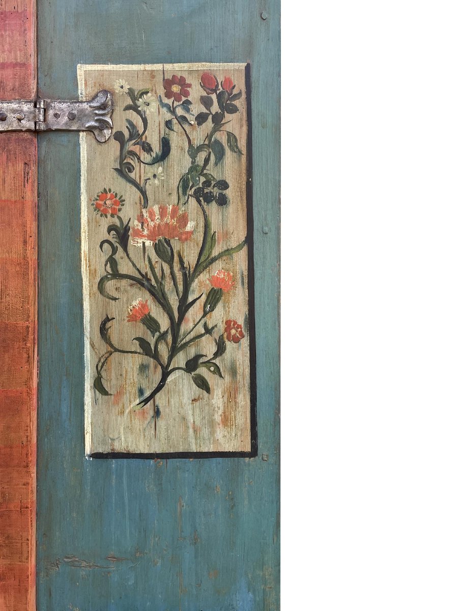 Armadio Antico Dipinto Tirolese -photo-7