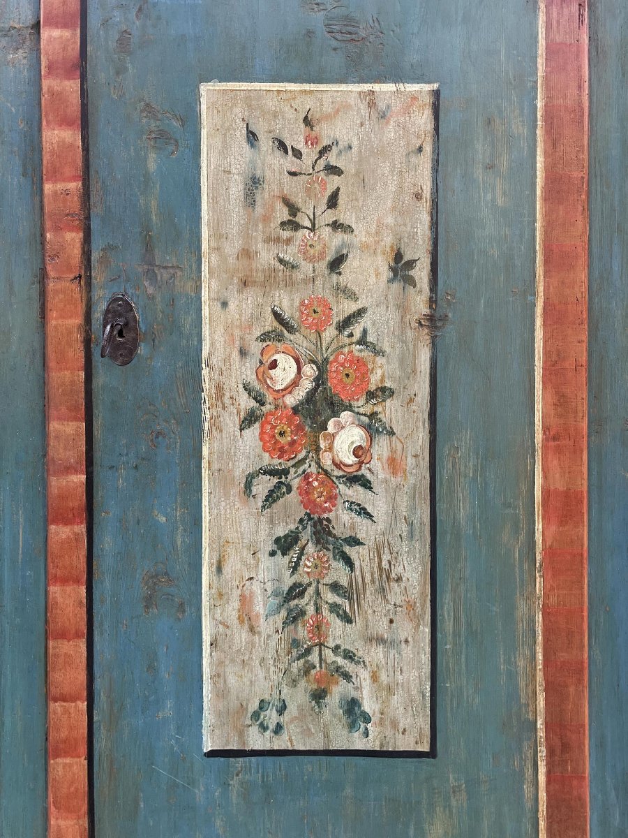 Armadio Antico Dipinto Tirolese -photo-8